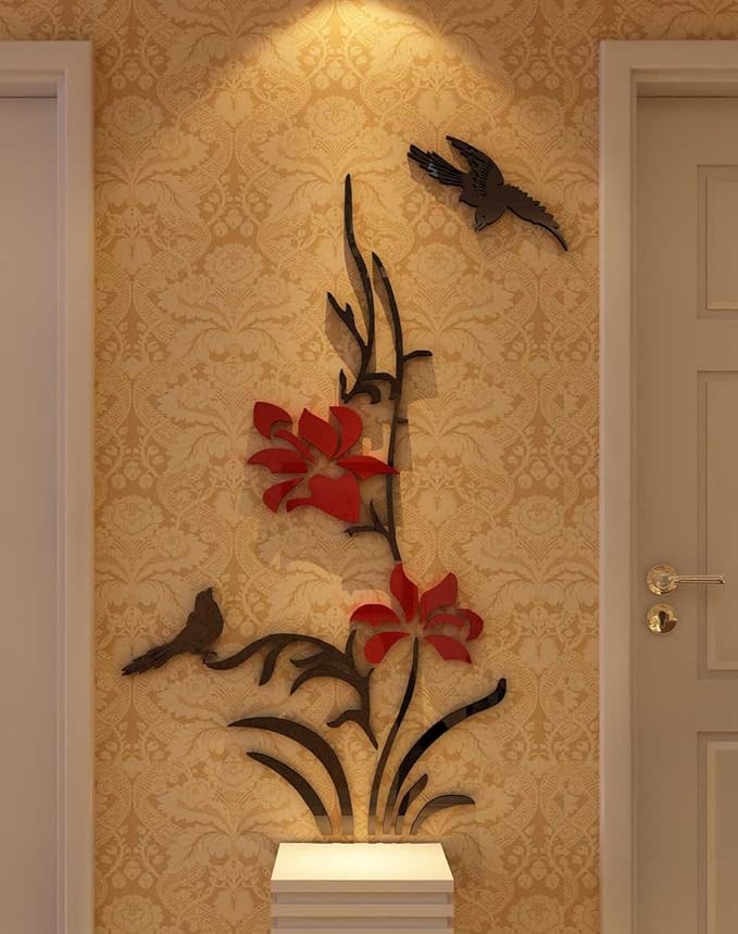 3D Creative Flower Wall Murals for Living Room Bedroom Sofa