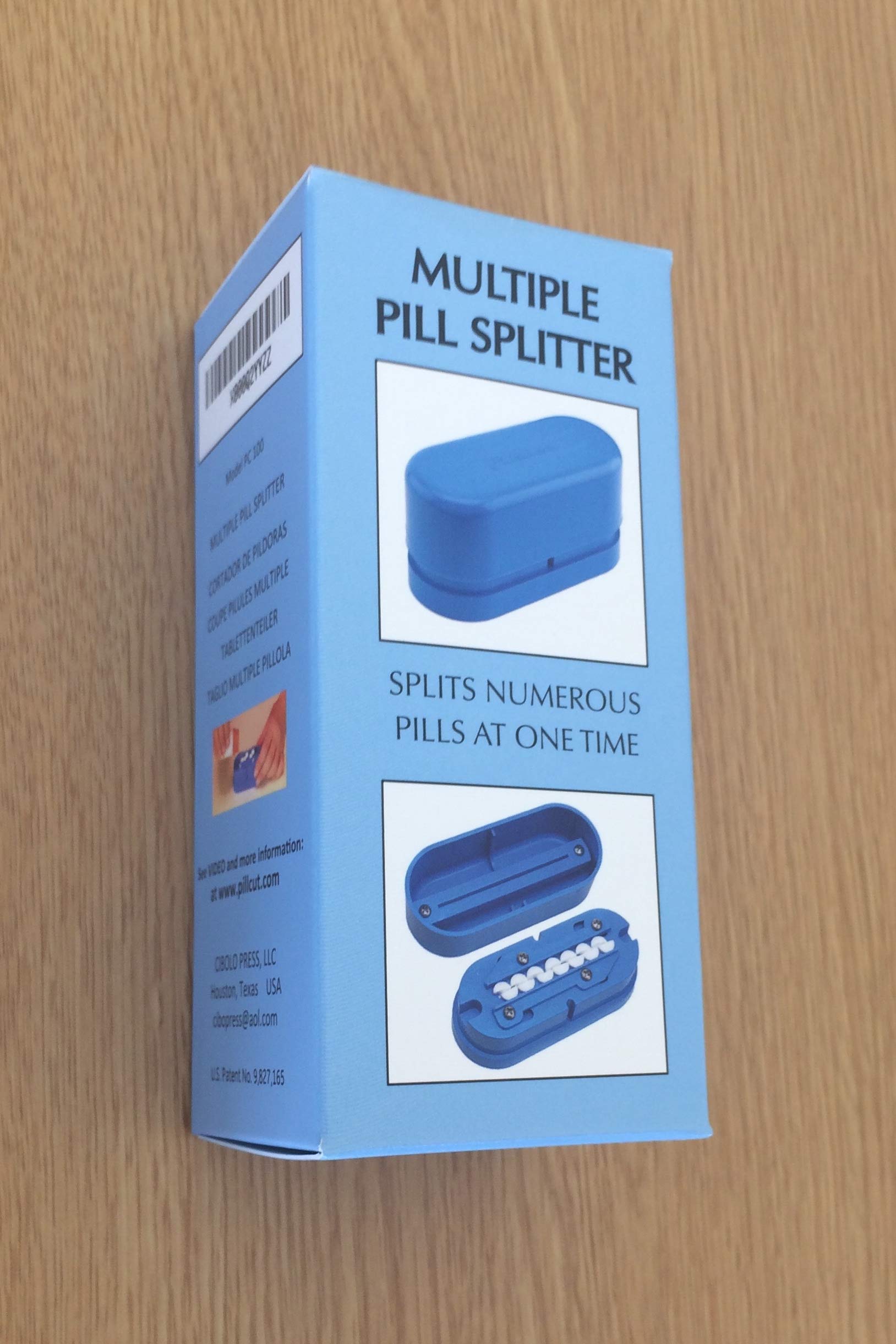 Multiple Pill Splitter. Original Patented Design, with Accurate Pill