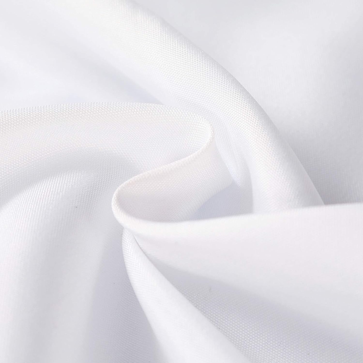 Rectangle Tablecloth 60x102 inch Washable Polyester Fabric Table Cloth for Wedding Party Dining Banquet Decoration（60x102, White）: Kitchen & Dining