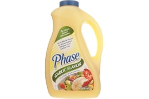 Ventura Foods LLC Phase with Garlic Liquid Butter Alternative, Versatile Dairy-Free and Vegan Butter Substitute for Food Service, Movie Theaters, and More, 1 Gallon
