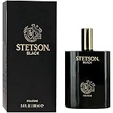Stetson Black Cologne for Men Spray 3.4 Ounces