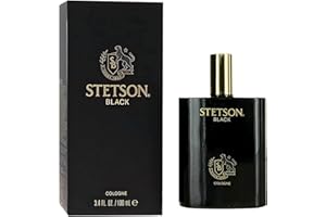 Stetson Black Cologne for Men Spray 3.4 Ounces