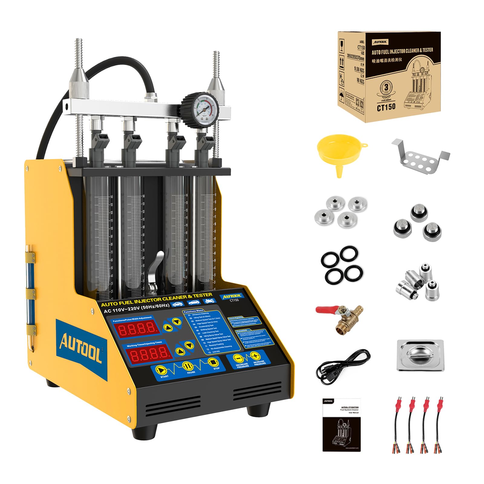 Ultrasonic Fuel Injector Cleaner Tester Support