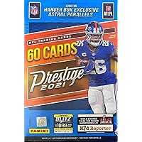 2021 Panini Prestige Football Hanger Box (Astral Parallels) NFL Trading Cards (60 Cards)