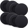 QULSE Foam Ear Pad Replacement Cushions, Headphone Earphone Headset Disposable Sponge Covers 5 Pairs (45mm)
