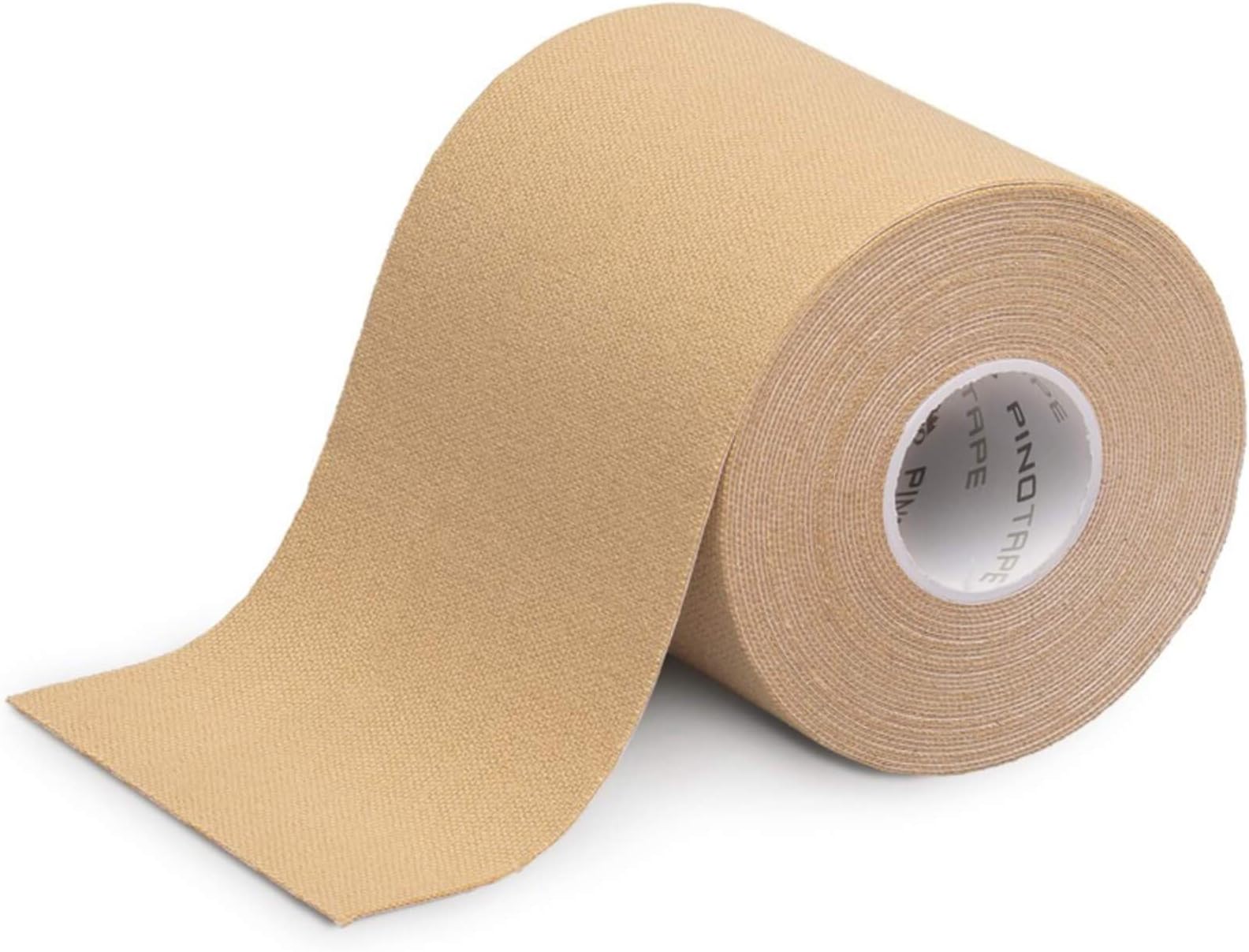 Pino Tape Pro Sports© – The Original – Kinesiologisches Tape Light Beige Now – Kinesiology Physio Tape in XL Width 7.5 cm/5 m – Kind to Skin
