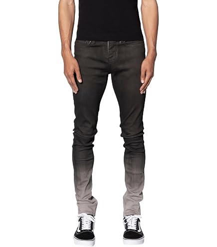 mnml Men's X608 Laced Skinny Denim - Black, 28 at Amazon Men's
