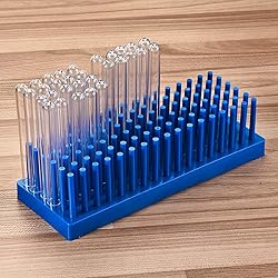 uxcell Polypropylene Test Tube Stand Holder Rack