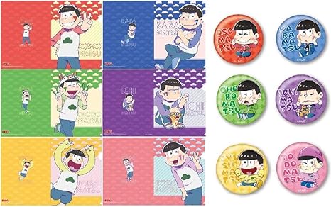 Amazon Co Jp おそ松さん セブンイレブン限定 クリアファイル全6種 缶バッジ全6種 ホビー
