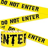 SWRT Halloween Decorations Caution Tape, 2In x 90Ft Halloween Tape | Scary Warning Tape Decorations for Halloween Party Indoor Outdoor, Hazard Tape for Haunted Houses, Door, Danger Areas Decor