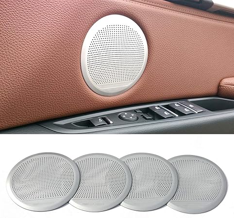 Amazon 車のドアスピーカーネットカバー スピーカーカバートリム 適合している Bmw X5 F15 14 18 X6 F16 15 18 カーアクセサリ 車 バイク