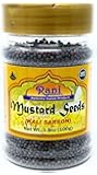 Rani Black Mustard Seeds Whole Spice (Rai Sarson) 3.5oz (100g) PET Jar, All Natural ~ Gluten Friendly Ingredients | NON…