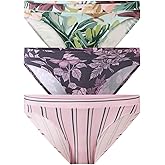 MeUndies – Women’s Feel Free Bikini Underwear – Soft Tencel Micro Modal Fabric with Lace Waistband – 3 Pack