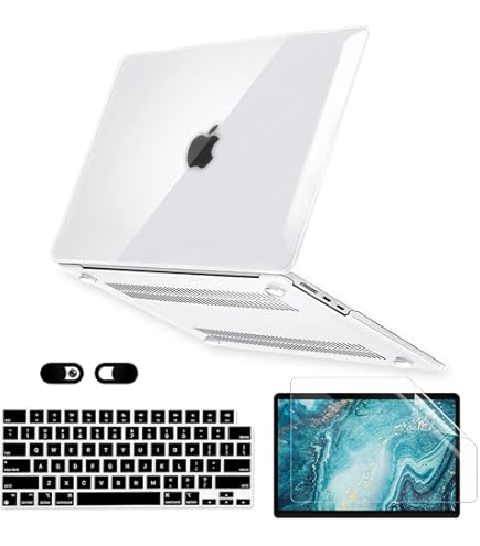 Amazon.com: Crystal Clear Case for MacBook Pro 13 inch M2 M1 A2338