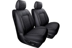 Aierxuan 2 PCS Front Seat Covers for Dodge Ram Custom Fit 2009-2026 1500/2500/3500 Pickup Truck Crew Quad Regular Cab Waterpr