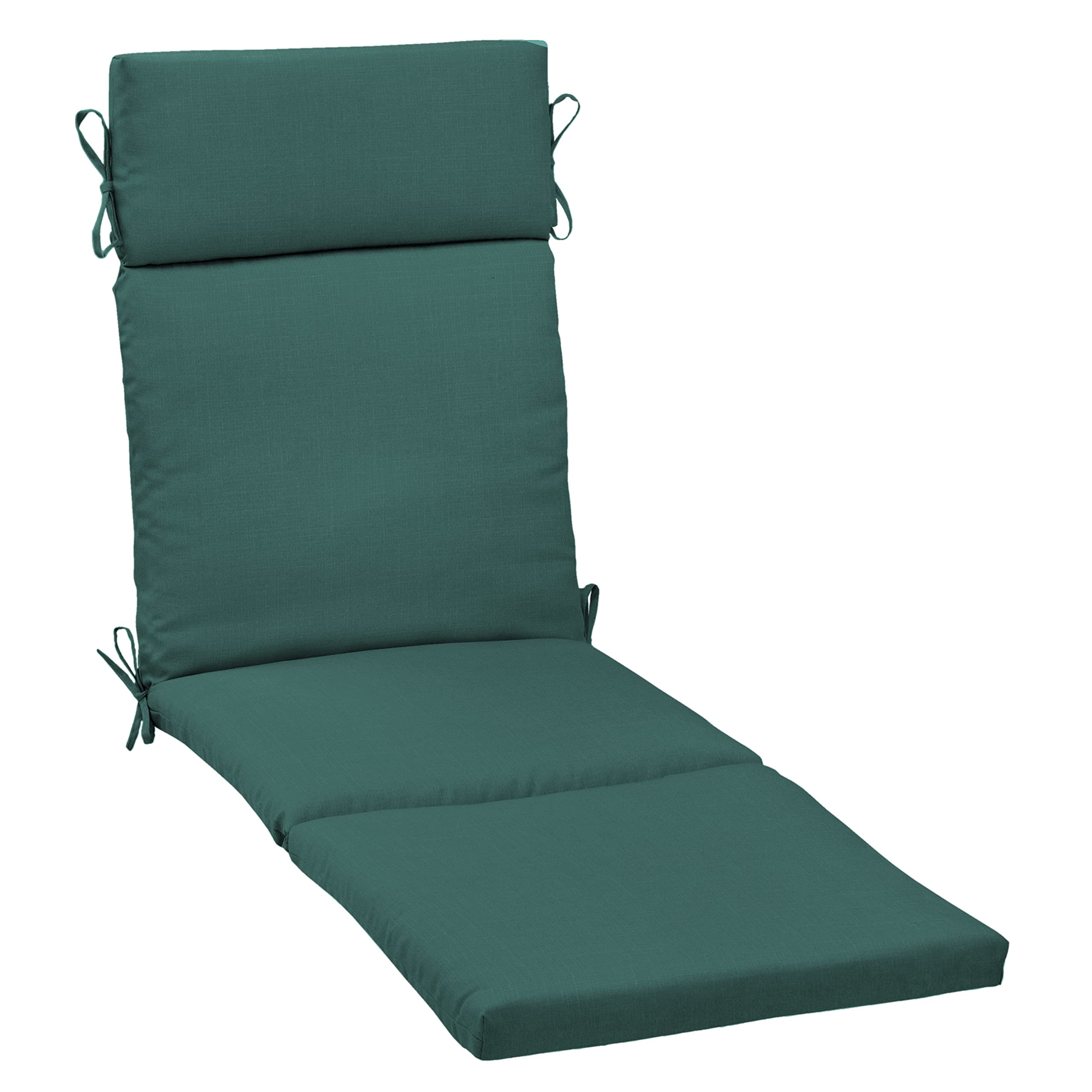 Arden Outdoor Chaise Cushion, 21 in x 72 in, Weather-Proof, Rain-Proof, Fade Resistant Patio Cushion for Chaise Lounger 72 x 21, Peacock Blue Green Texture Image Arden Outdoor Chaise Cushion, 21 in x 72 in, Weather-Proof, Rain-Proof, Fade Resistant Patio Cushion for Chaise Lounger 72 x 21, Peacock Blue Green Texture Image