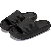 rosyclo Cloud Slippers for Women and Men, Pillow House Slippers Shower Shoes Indoor Slides Bathroom Sandals, Ultimate Comfort, Lightweight, Thick Sole, Non-Slip, Easy to Clean