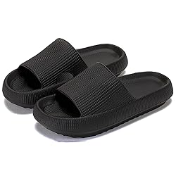 rosyclo Pillow Slipers for and Men, EVA Flat Clouds