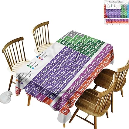 Amazon Com Tim1beve Waterproof Table Cover School Periodic
