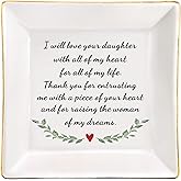 Ceramic Jewelry Tray Gift for Women, Wedding Gift for Mother of the Bride, Mother of the Groom, Grandma of the Bride, Daughter in Law, Wedding Officiant Keepsake, Sister in Law, Maid of Honor Gifts