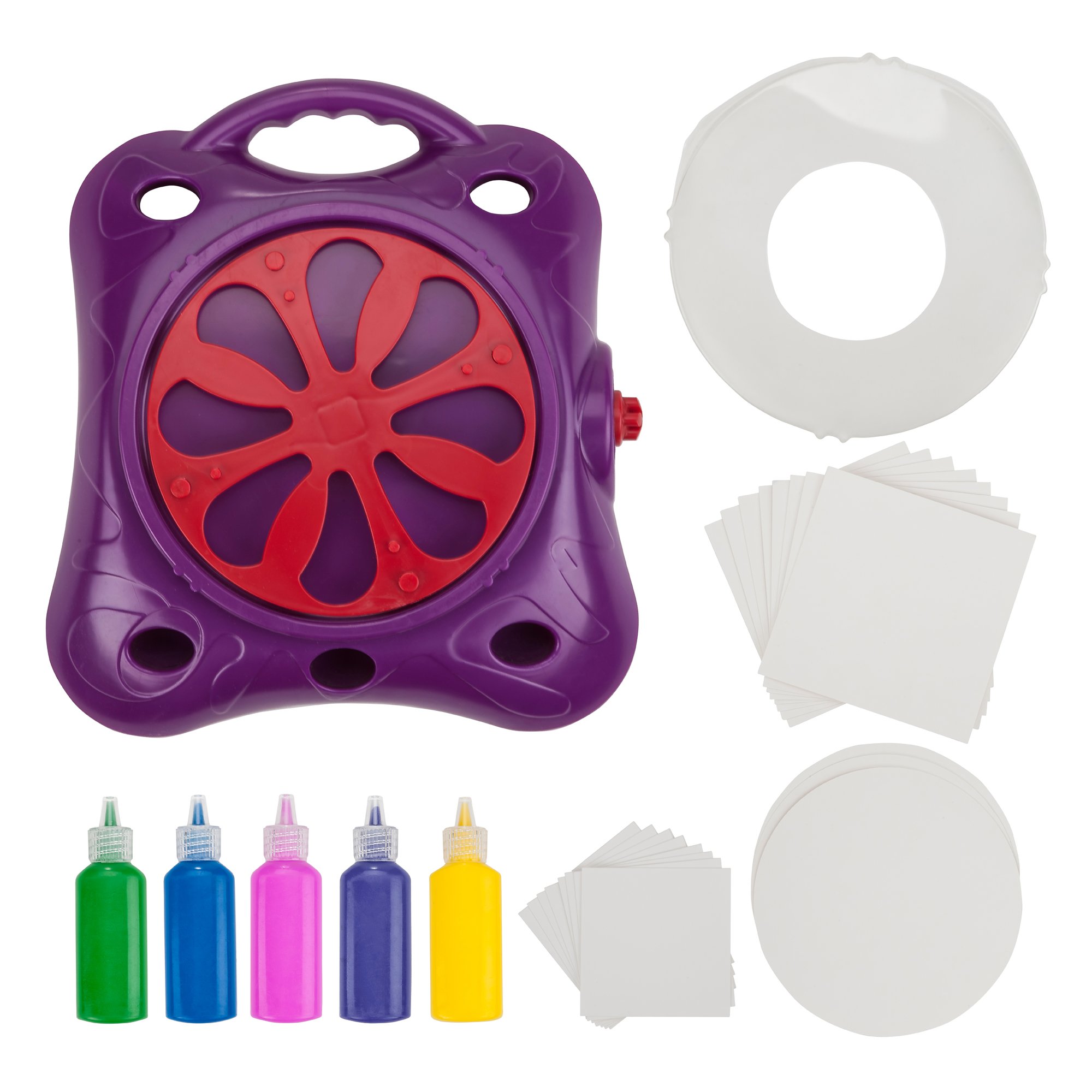 Creative Kids Spin & Paint Art Kit Spinning Art Machine + Flexible
