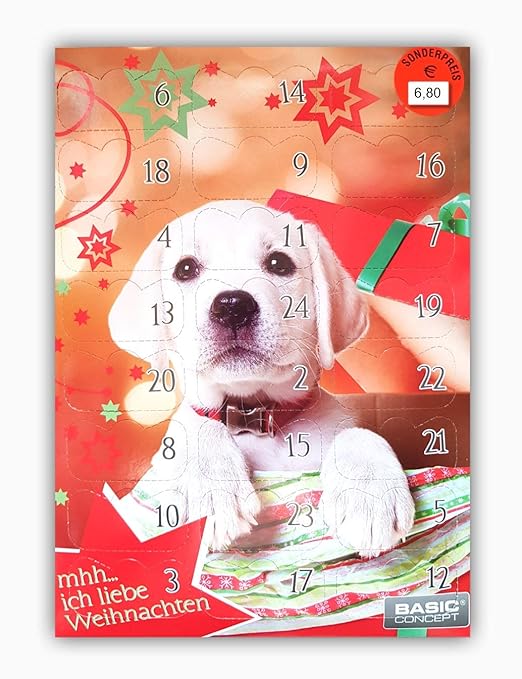 Basic C Hunde Adventskalender 192 g Hundeadventskalender