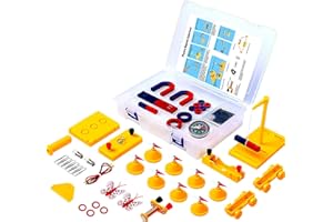 EXBEPE Large Science Lab Magnet Kit Physics Electromagnet Experiment Set for School Education Science Experiment Tools Teacher Supply