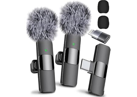 Wireless Microphone for iPhone, iPad, Android