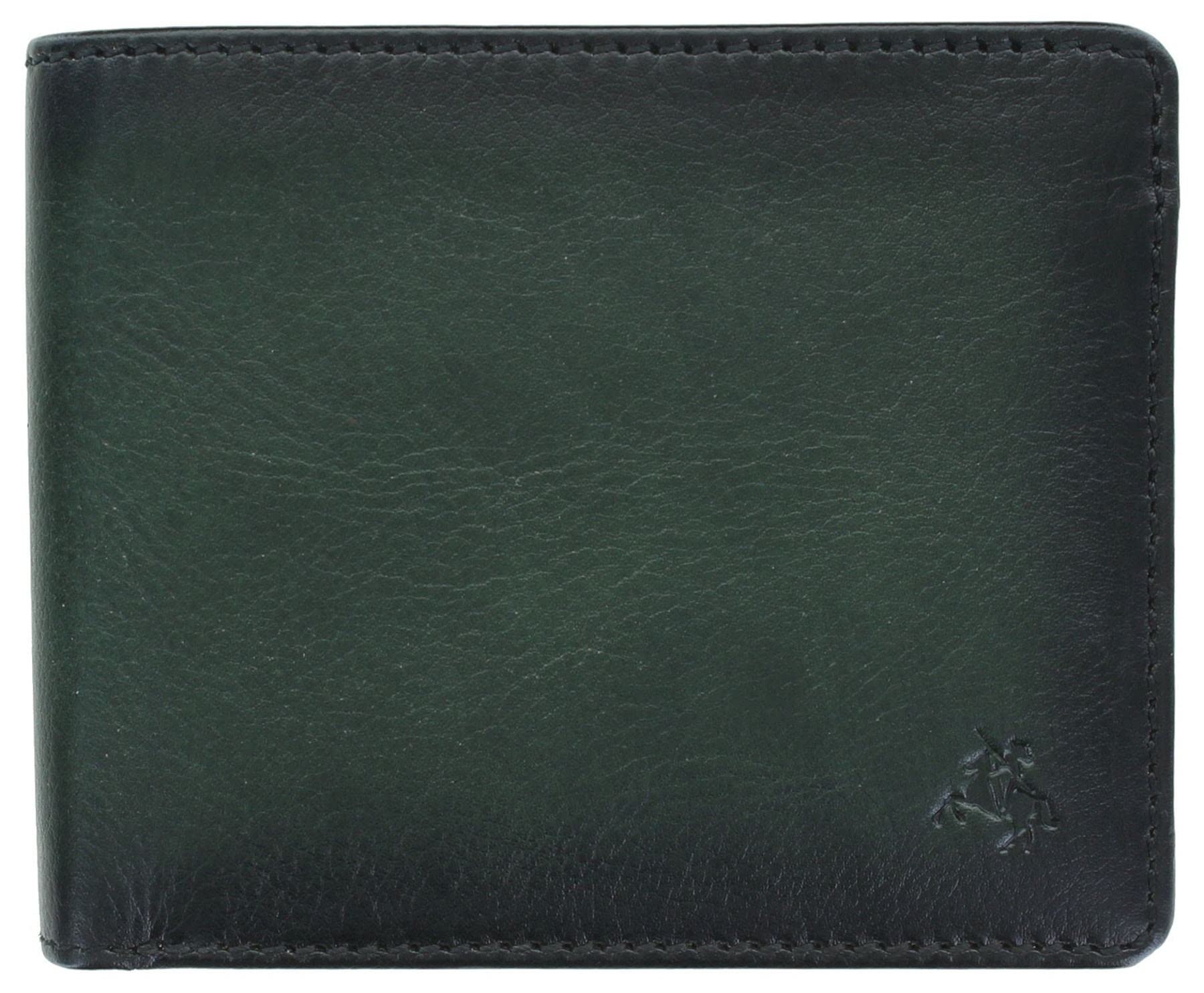 VISCONTI Atelier Collection Arthur Leather Wallet with RFID and Tap and Go AT60 Burnished Green