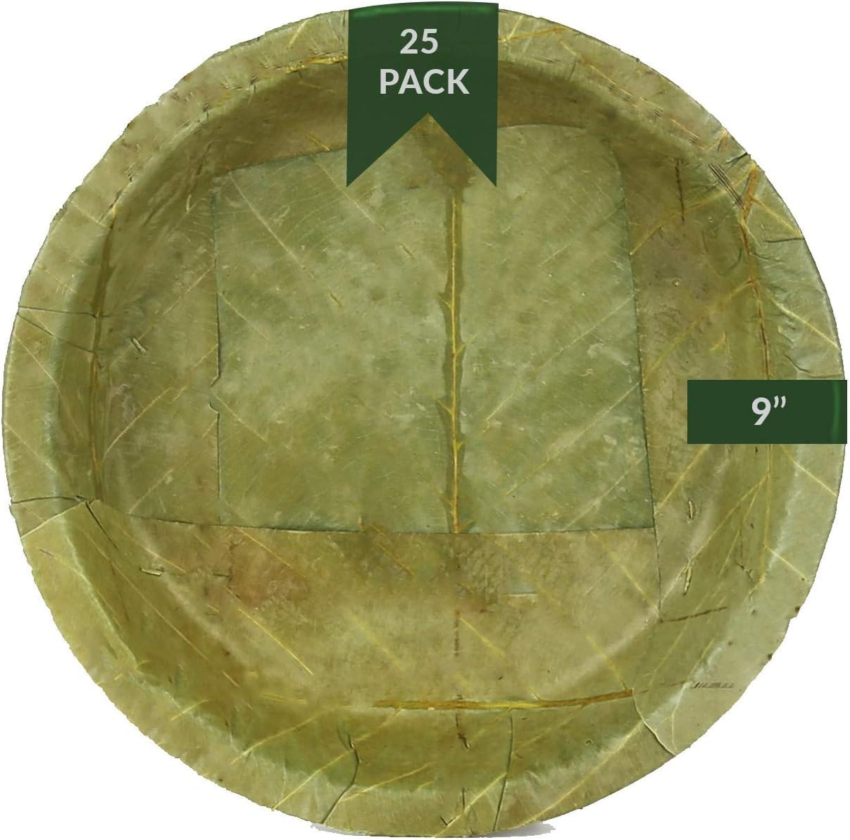 Foliumware Compostable Biodegradable Disposable Leaf Plates Sal Leaf