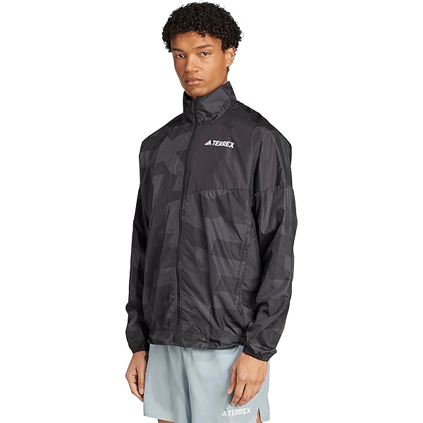 Amazon.com: adidas mens Terrex Multi Wind Jacket Black XX-Large