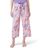 HUE Womens Spring Pajama Separates Soft Whimsical Print Pjs with Flowers, Animals, Garden Themed Pjs, Cocktails