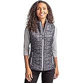 Cutter & Buck Women's NFL Rainier Printed Full-Zip Puffer Vest