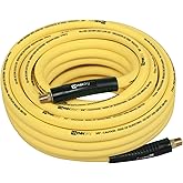 WYNNsky Hybrid Air Hose 3/8 in X 50ft, 1/4"MNPT Fittings, 300 PSI Max Working Pressure,Non-Kinking, Lightweight, Flexible in
