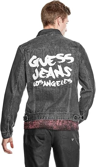 guess graffiti denim jacket