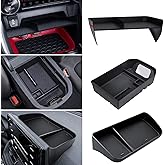 DIAMOOKY Upgraded Center Console Organizer Compatible with Toyota RAV4 2025 2024 2023 2022-2019 Interior Accessories, Armrest Storage Box, Dash Storage Tray(Not for New 10.5'' Multimedia Display)-3pcs