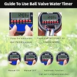 Aqualin Electronic Water Timer Garden Irrigation LCD Waterproof System view 4