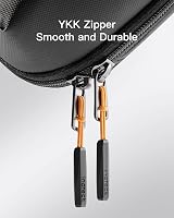 Inateck Electronics Organizer Travel Case 180° Open Water-Resistant Large Black view 5
