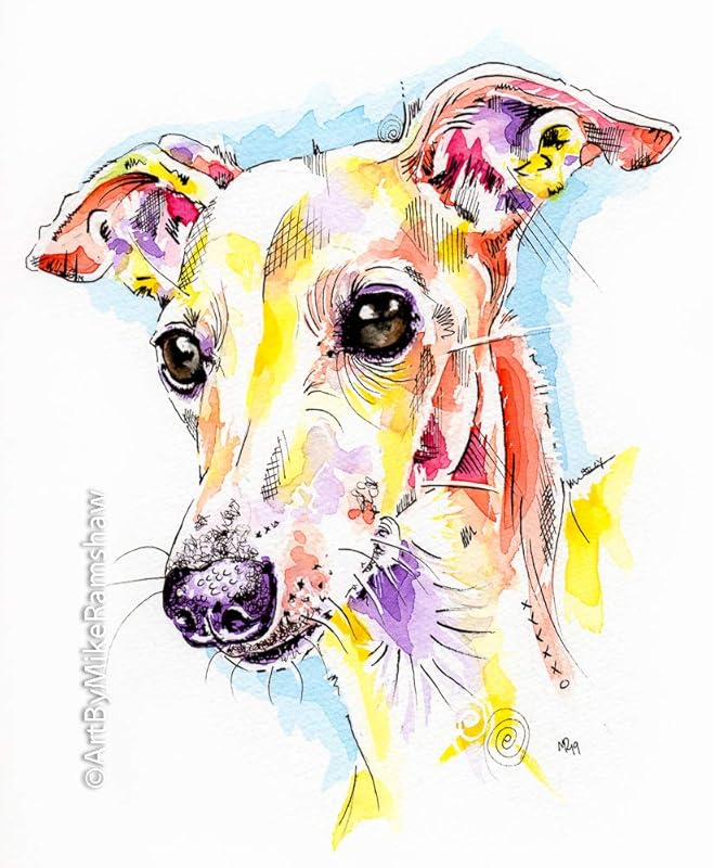 whippet art