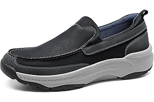 Cestfini Mens Orthopedic Slip On Walking Shoes