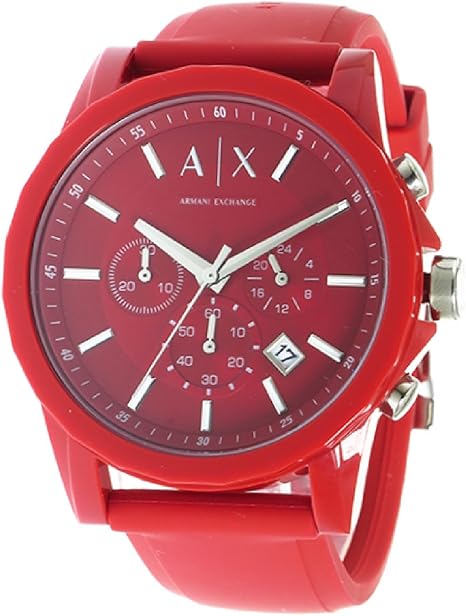 Amazon アルマーニ エクスチェンジ A X Armani Exchange 腕時計 クロノグラフ Ax1328 レッド メンズ 並行輸入品 メンズ腕時計 腕時計 通販