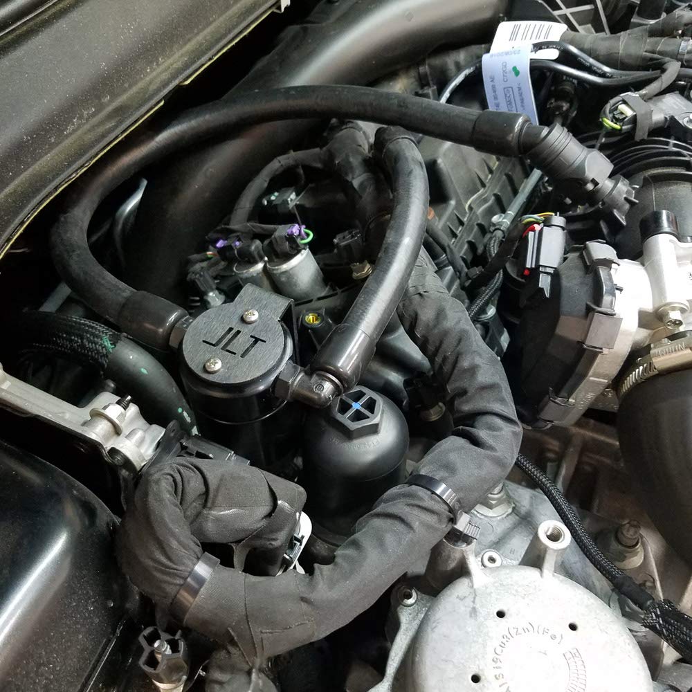 JLT 3.0 OIL SEPARATOR PASS SIDE(17-18 FUSION 2.7 ECOBOOST)