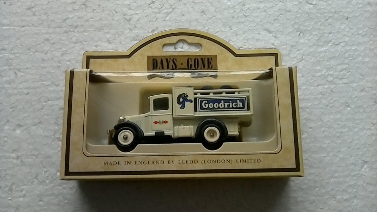 LledoDAYS GONE MADE IN ENGLAND 20004./ 1934 MODEL A FORD TRUCK. B.F. GOODRICH TYRES DELIVERY TRUCK.
