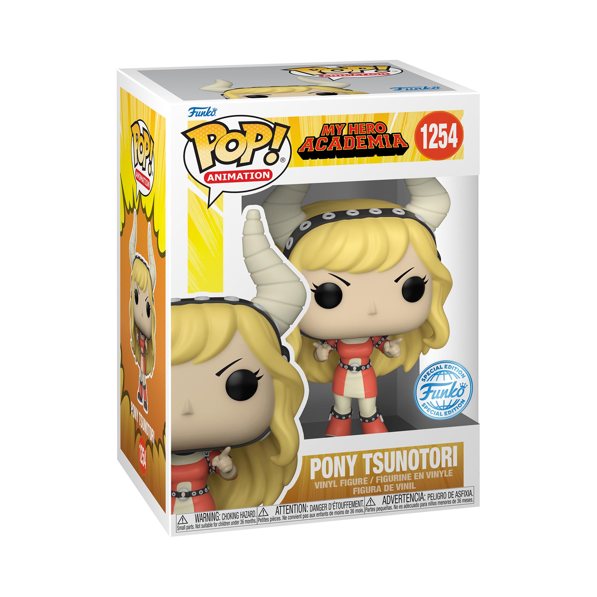 Funko Pop! Animation: My Hero Academia (MHA) - (MHA) 1B - Pony Tsunotori - Collectable Vinyl Figure - Gift Idea - Official Merchandise - Toys for Kids & Adults - Anime Fans