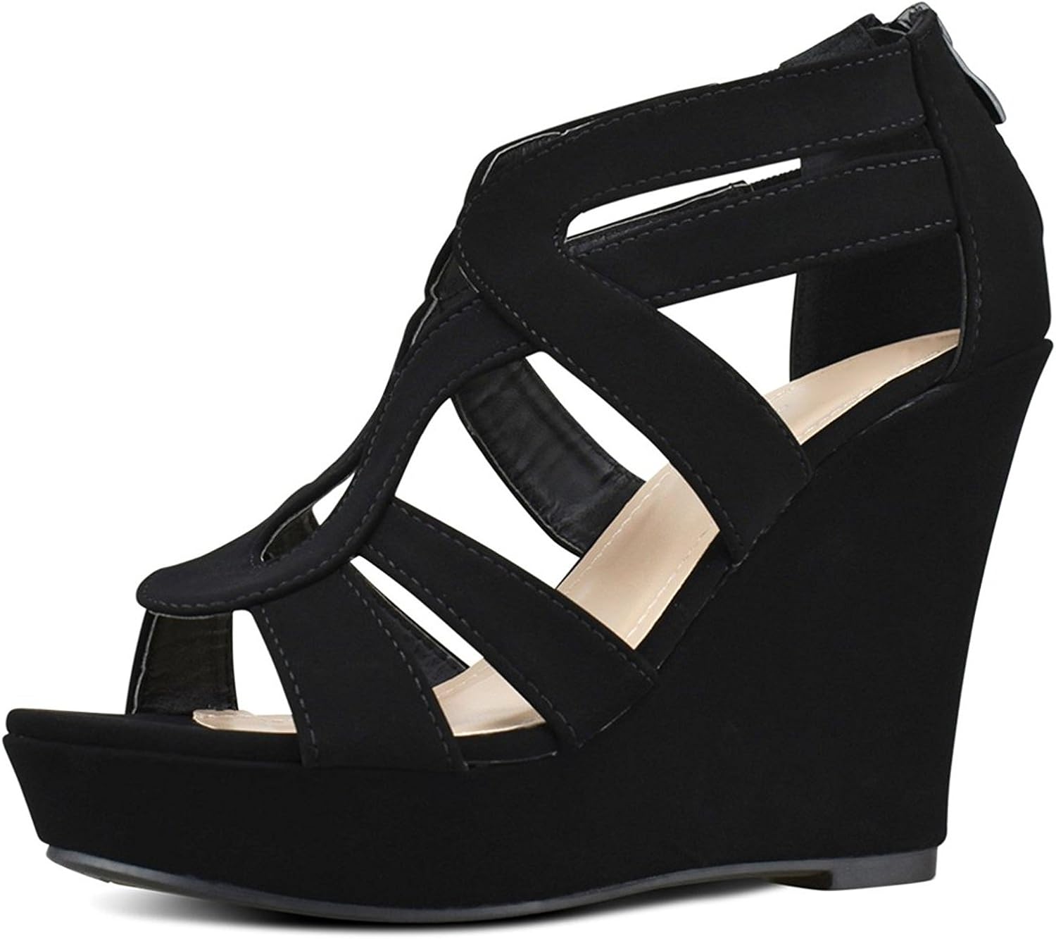 med wedge comfortable platform sandals
