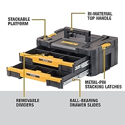 DEWALT TSTAK Tool Storage Organizer with Double
