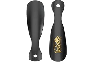 Velette 16.5" Long Shoe Horn Long Shoe Handle for Boots, 7.5" Travel Shoe Helper, Shoe Horns for Seniors, Men, Women