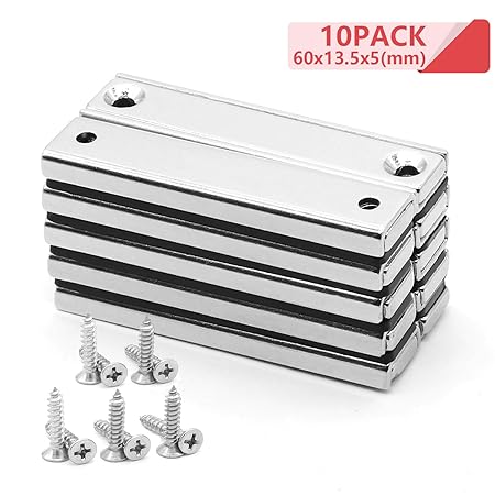 YSYBL Imán de Neodimio,Super Fuerte imán de Tierras Raras,60x13 ...