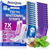 Purple Teeth Whitening Strips Kit, 44 Teeth Whitening Kit with Dry White Strip Technology, Purple Whitening Strips for Teeth, Enamel Safe Whitening Without Sensitivity, Designed for Deep Stain Removal