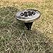 Wotryit LED Solar Power Buried Light Ground Lamp Outdoor Path Light Spot Lamp Yard Garden Lawn Landscape Decking Waterproof (8 LED, Cool White)